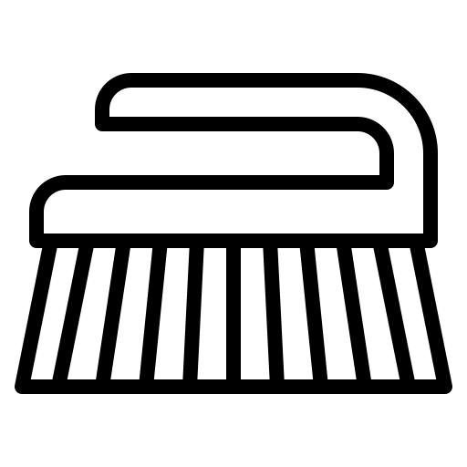 icon of a scrub brush