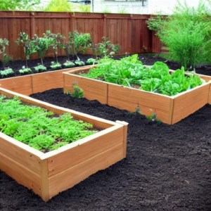 Raised garden beds