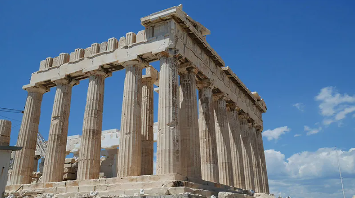 Image of the Parthenon in Greece