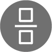 Fraction button on the Desmos keyboard