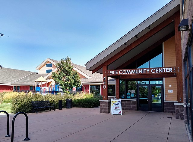 The outside of Erie Community Center