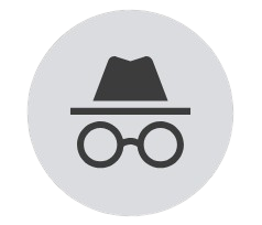 icon depicting a face with glasses wearing a hat