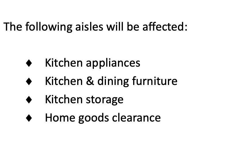 A bulleted list is displayed with a section of text. The bullet points are black diamonds.