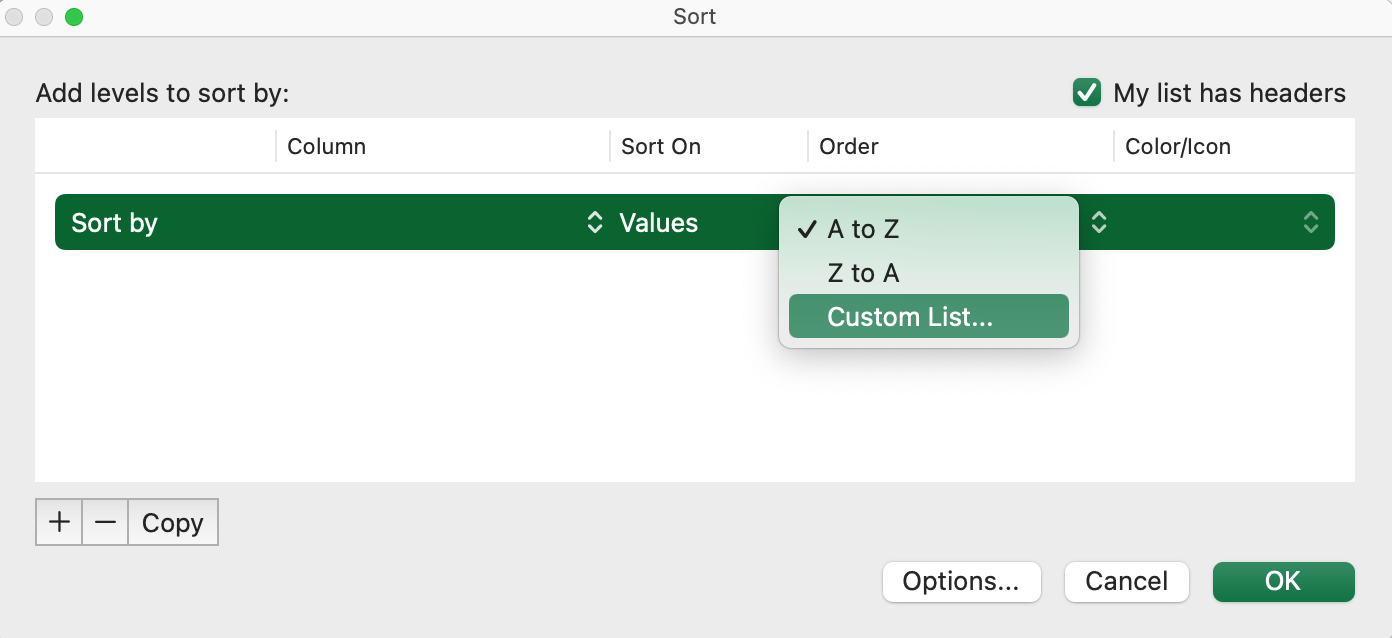 A sorts dialog box is open.