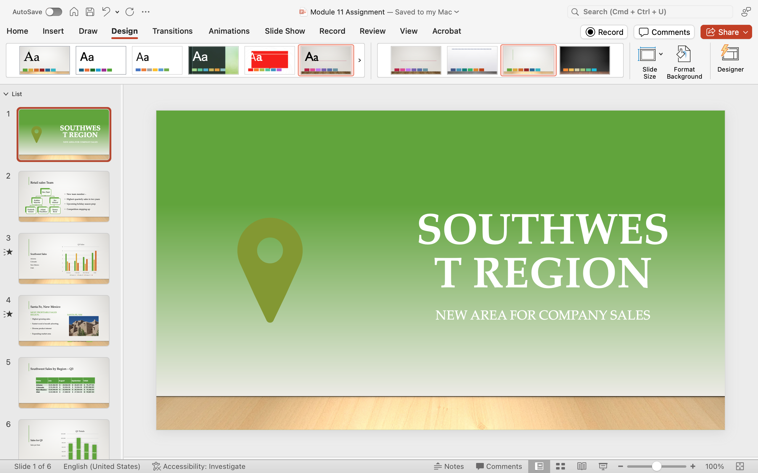 The same slide with the same layout and design elements. The background color has been changed back to green.